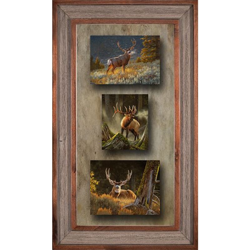 Rocky Mountain Publishing Triple Big Game Canvas Giclée by Dallen Lambson