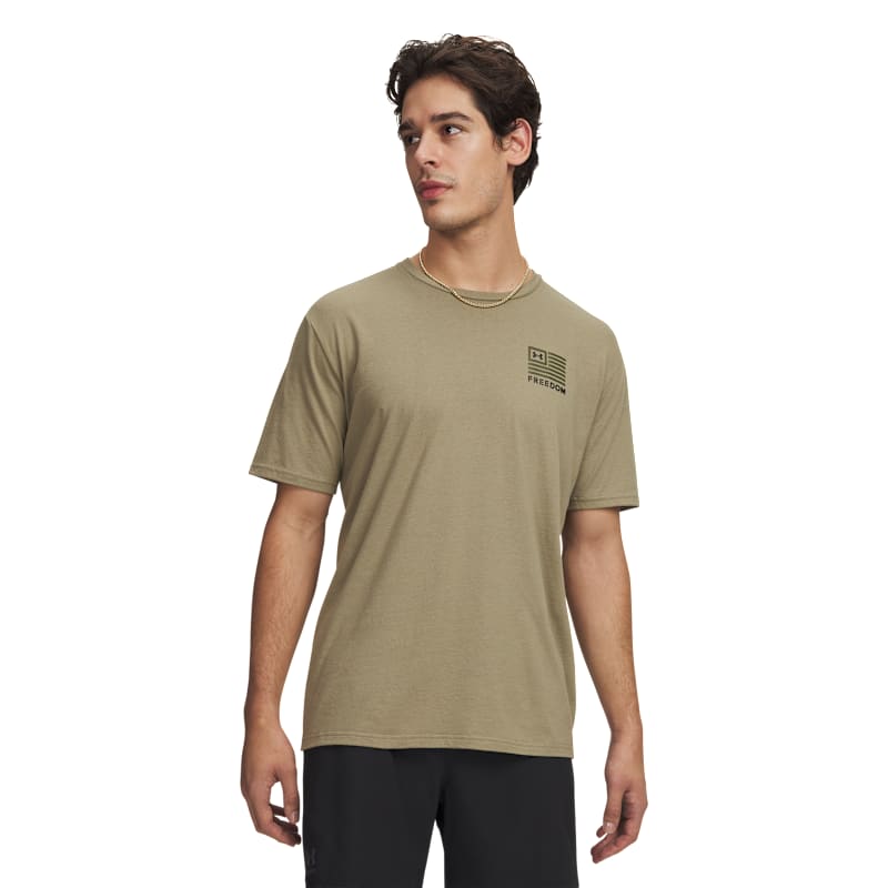 Under Armour Freedom Flag Left-Chest Graphic Short-Sleeve T-Shirt