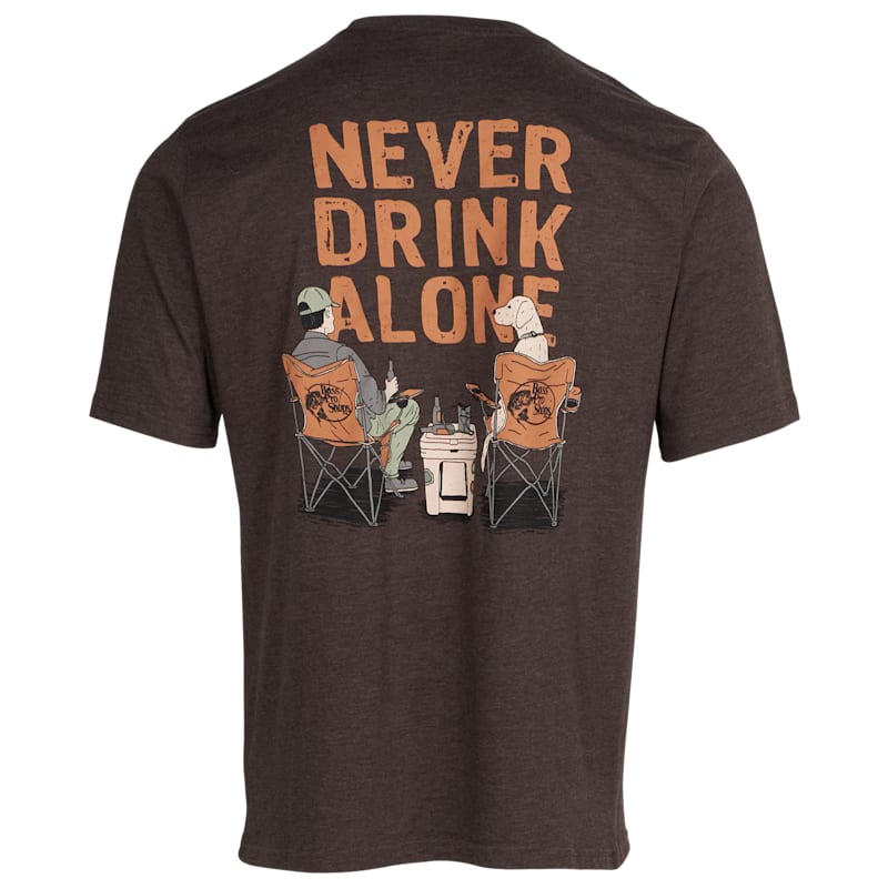 Bass Pro Shops Never Drink Alone Short-Sleeve T-Shirt for Men