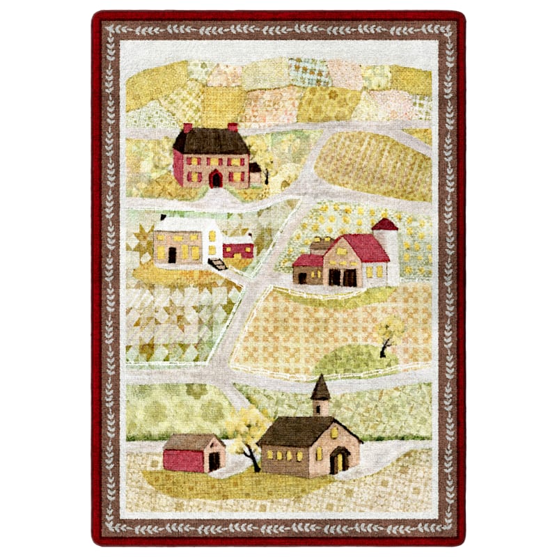 American Dakota Summer Fields Quilt-Inspired Rug