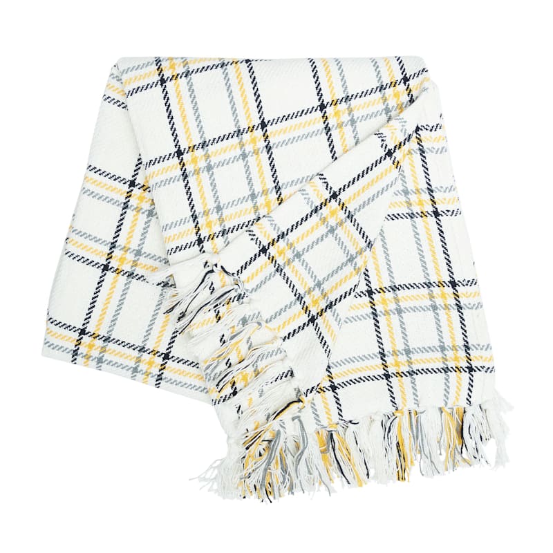 C&F Home Honey Bee Plaid Throw Blanket