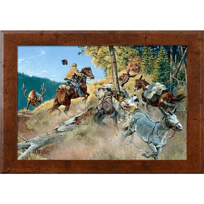 Rocky Mountain Publishing Elk Omelette Canvas Giclee by Clark Kelley Price