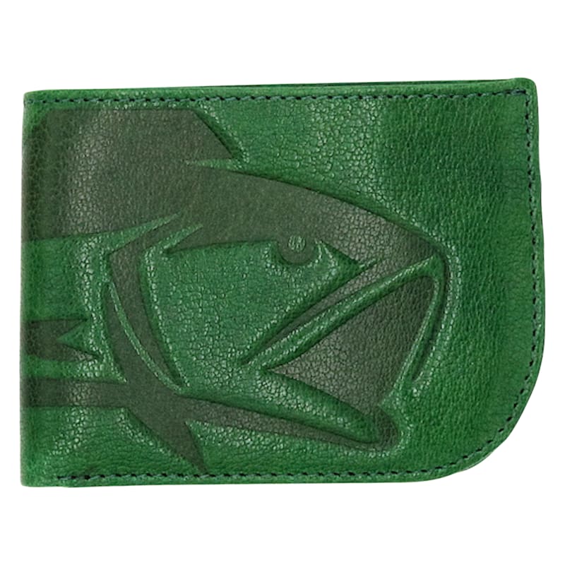 Weber's Pursuit Bass Radius Leather Bifold Wallet for Men