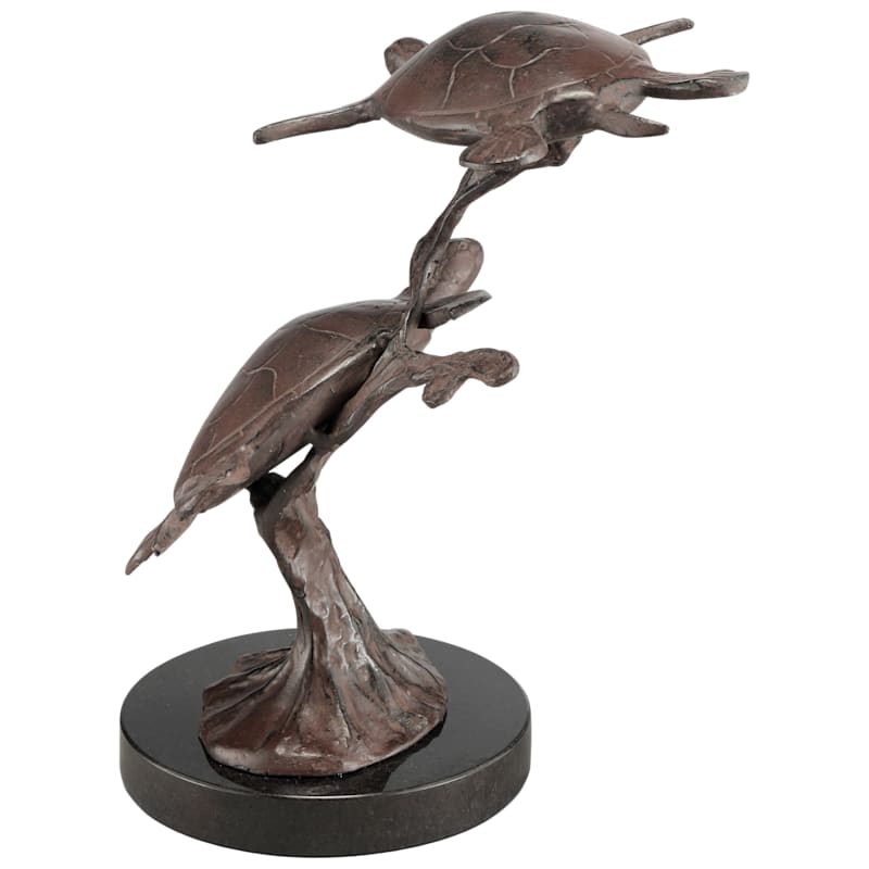 San Pacific International Current Riders Sea Turtles Sculpture
