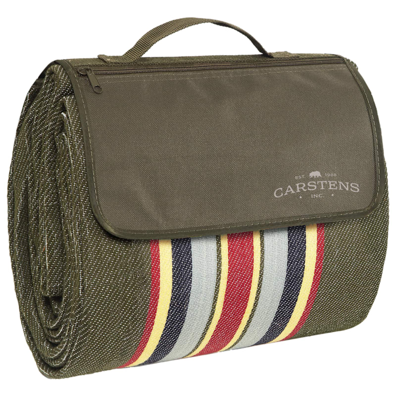 Carstens, Inc. Field Stripe Picnic Blanket