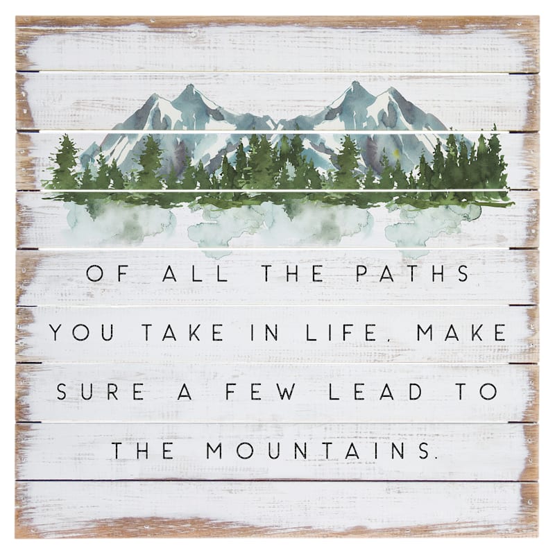Sincere Surroundings All the Paths Perfect Pallet Tabletop Display