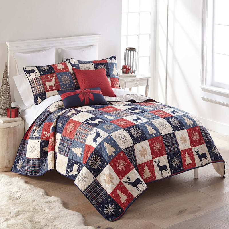 Donna Sharp Your Lifestyle Noel Patch Quilted Bedding Set