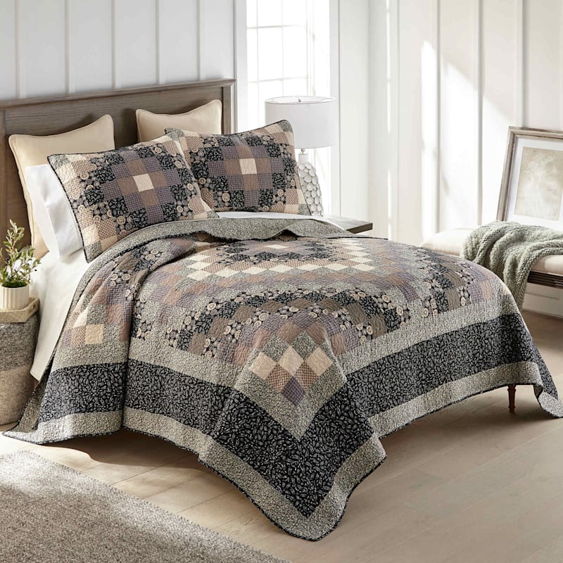 Donna Sharp Lexington Trip Cotton Pieced Quilt Set
