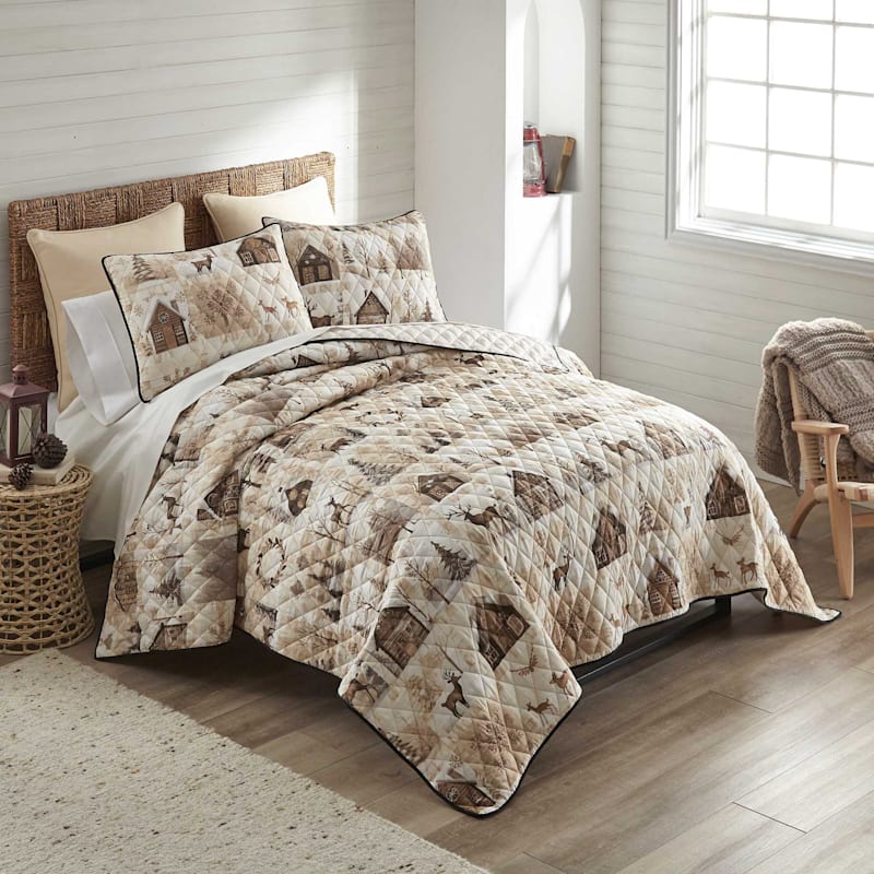 Donna Sharp Your Lifestyle Antique Winter Quilted Bedding Set