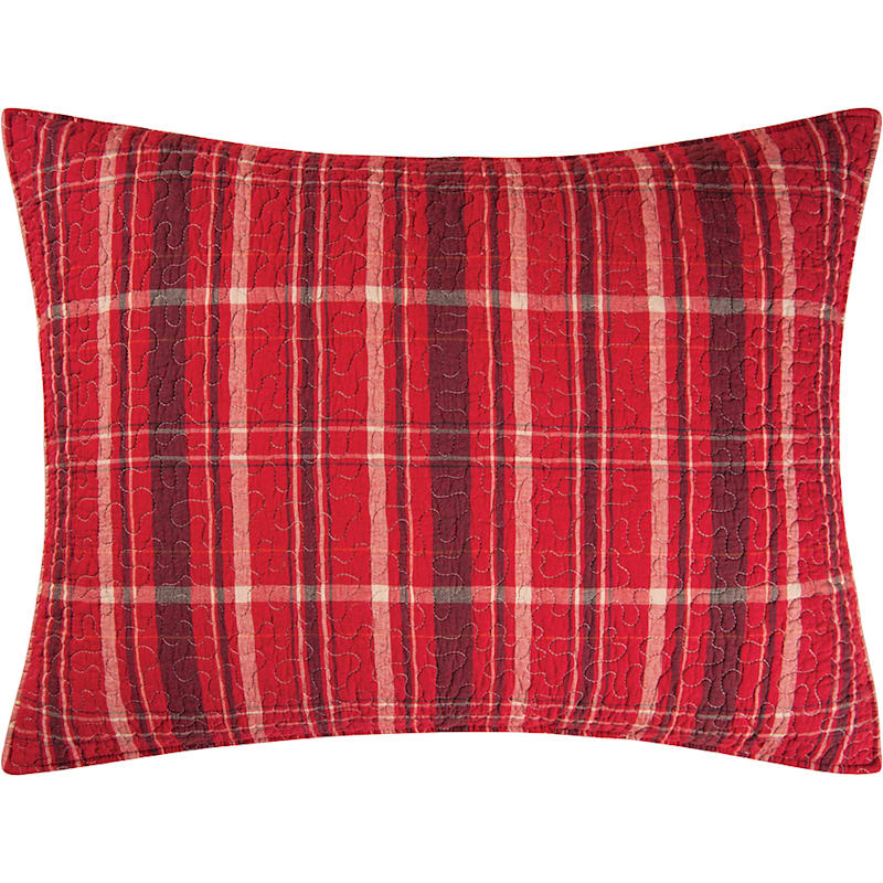 C&F Home Collin Red Standard Sham