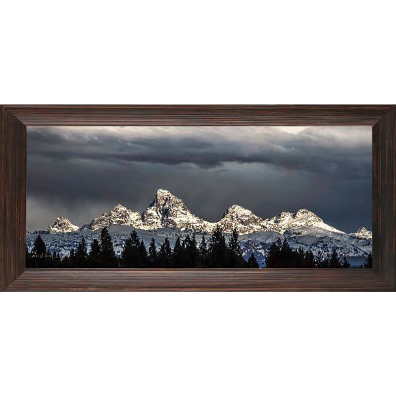 Rocky Mountain Publishing Lights on the Tetons Canvas Giclee by Summer Jackman