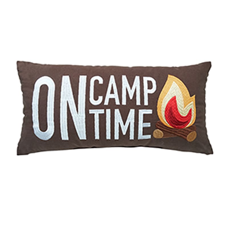 C&F Home On Camp Time Camping Throw Pillow