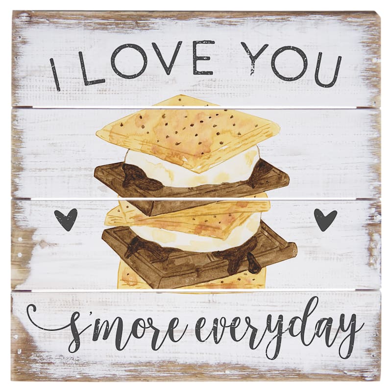 Sincere Surroundings I Love You S'more Perfect Pallet Petite Sign