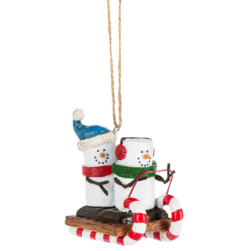 GANZ S'Mores on Toboggan Ornament