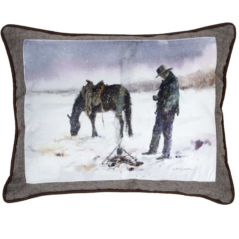 Carstens, Inc. Dean Crouser Warmin' Up Throw Pillow