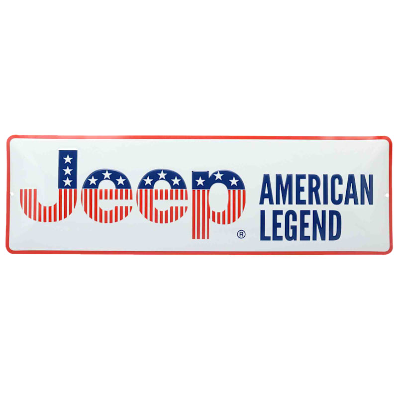 Open Road Brands Jeep American Legend Metal Sign