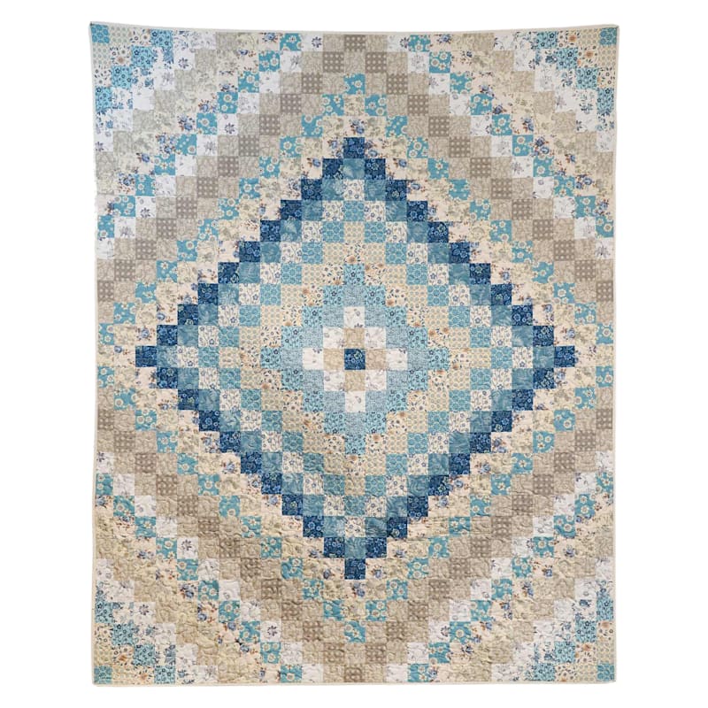 Donna Sharp Blue Diamond Throw
