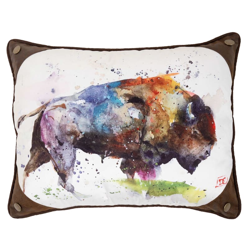 Carstens, Inc. Dean Crouser Bison Pillow