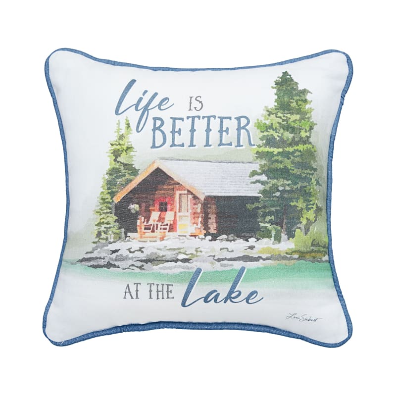 C&F Home Life Is Better at the Lake Decorative Pillow