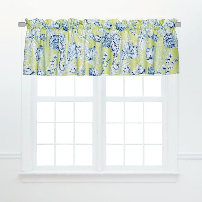 C&F Home Fenwick Isle Green Ruffled Valance