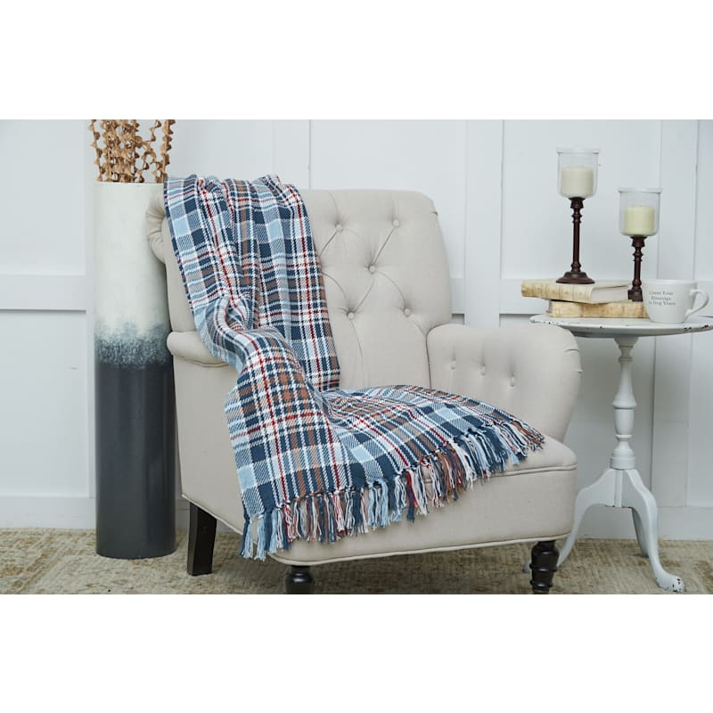 C&F Home Lawson Lake Plaid Throw Blanket