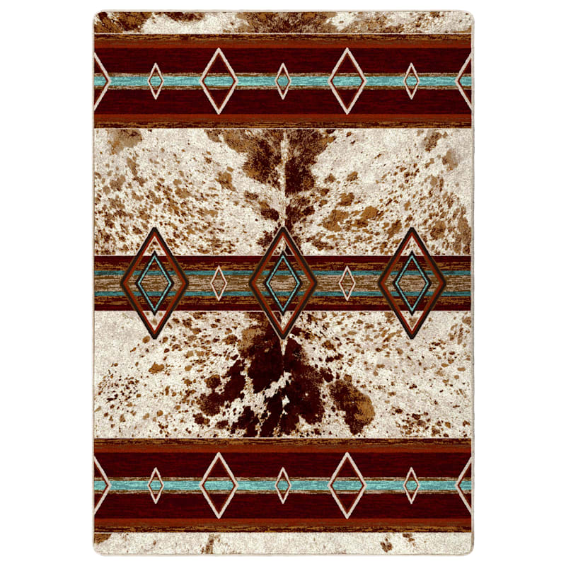 American Dakota Fire Hide True Western Area Rug