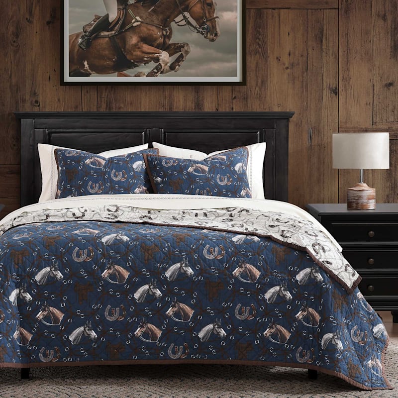 HiEnd Accents Saratoga Reversible Quilt Set