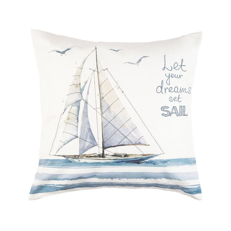 C&F Home Let Your Dreams Set Sail Throw Pillow