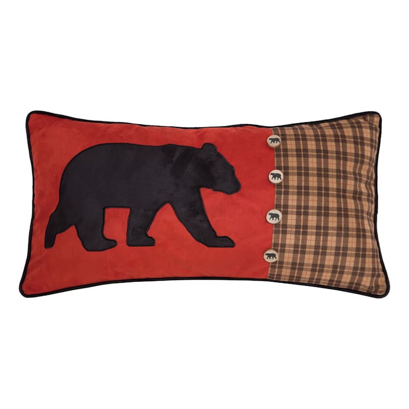 Carstens, Inc. Hinterland Bedding Collection Bear and Buttons Pillow