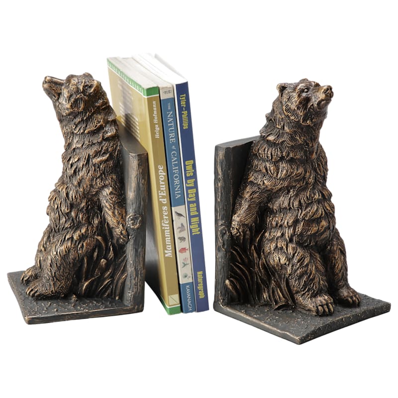 San Pacific International Reclining Bear Bookends