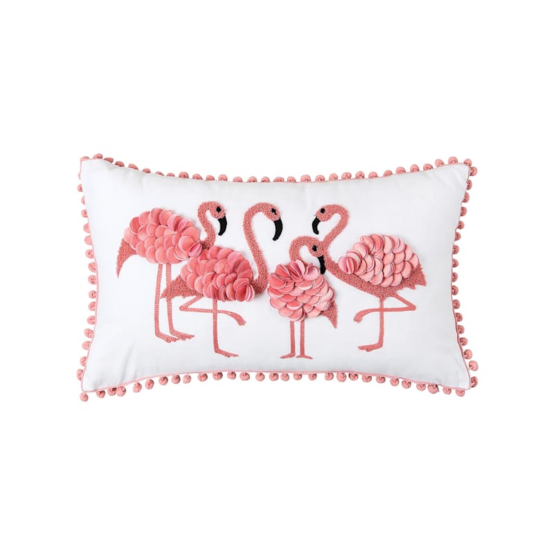 C&F Home Flamingo Friends Decorative Pillow