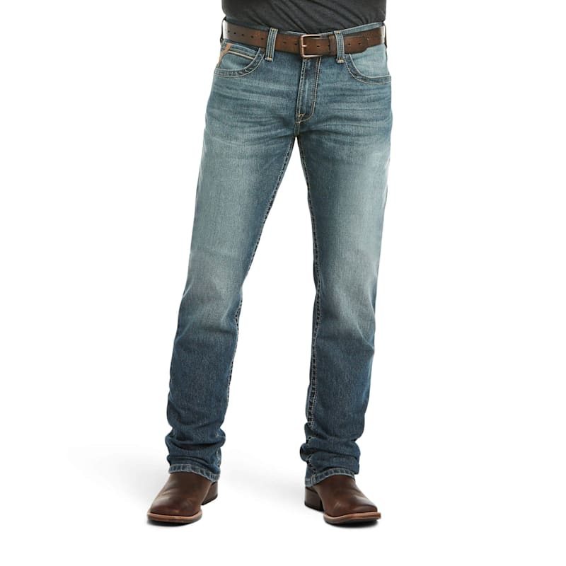 Ariat M4 Low-Rise Stretch Stockton Stackable Straight-Leg Jeans for Men