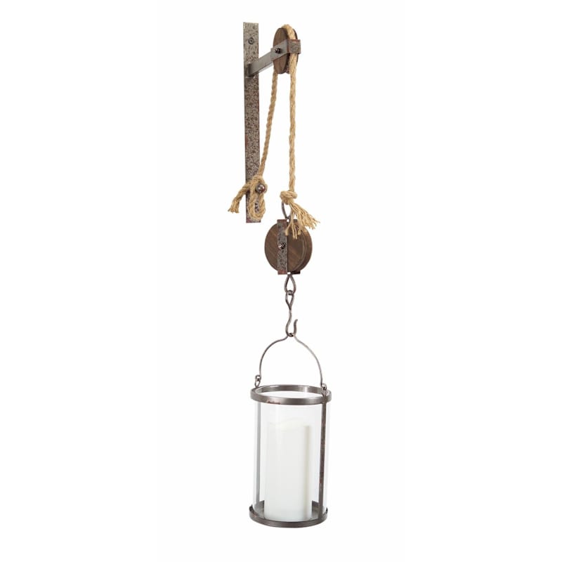 Melrose International Pulley-Mounted Candleholder