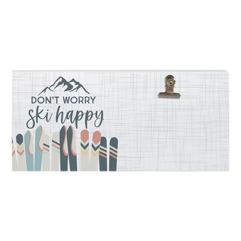 Sincere Surroundings Don't Worry Ski Happy Picture Clip