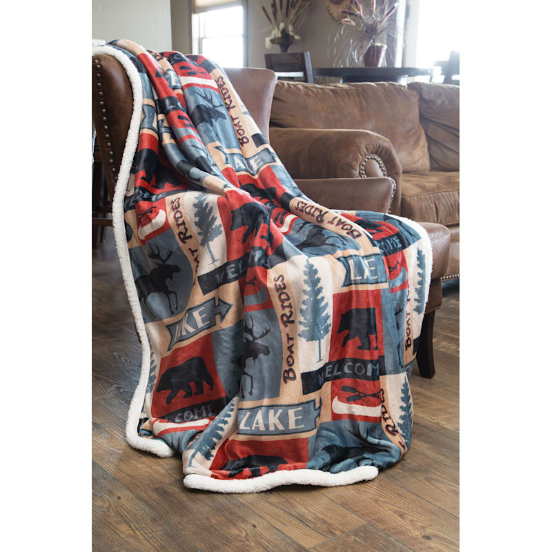 Carstens, Inc. Lake Plush Throw Blanket