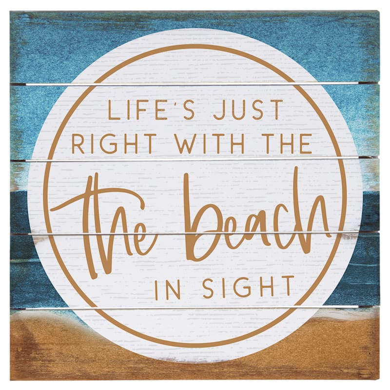 Sincere Surroundings Life's Just Right Perfect Pallet Petite Sign
