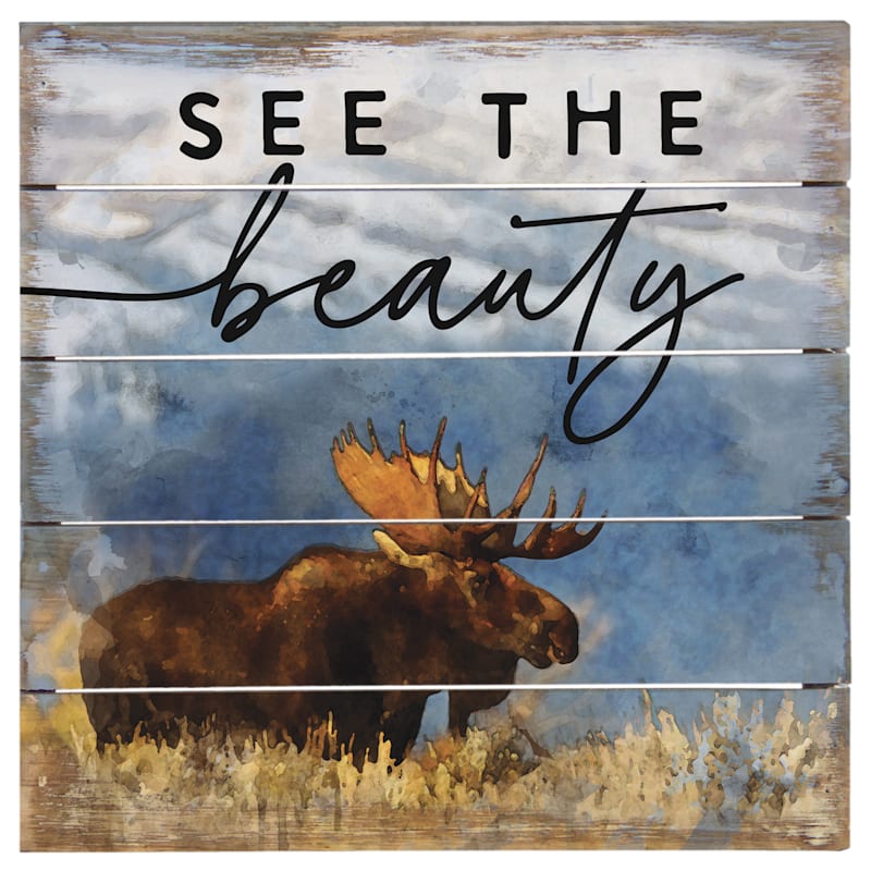 Sincere Surroundings See The Beauty Perfect Pallet Petite Sign