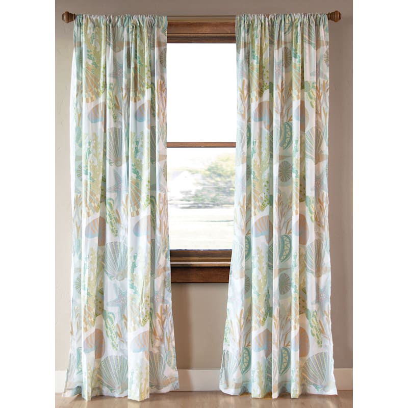 Carstens, Inc. Coastal Reef Quilt Drapes and Valance