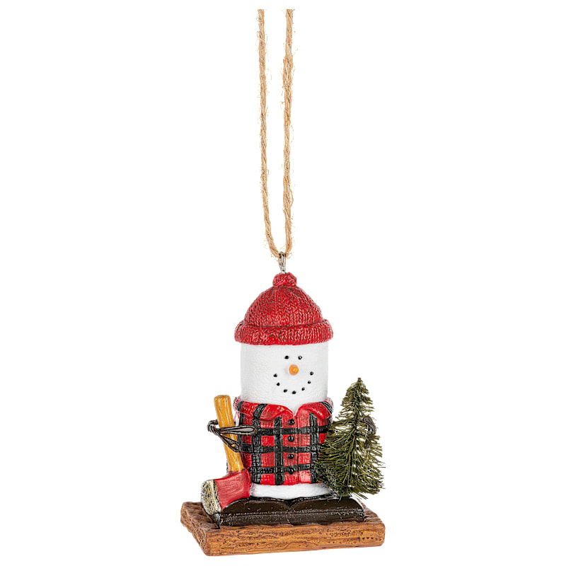 GANZ S'Mores Lumberjack Ornament