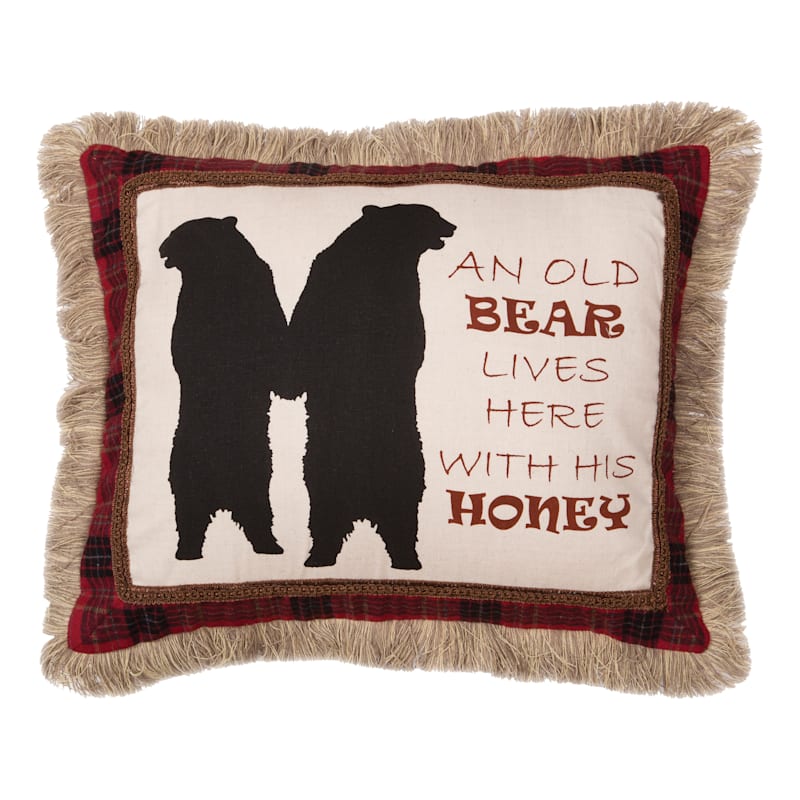 Carstens, Inc. Bear and Basket Bedding Collection Old Bear Pillow
