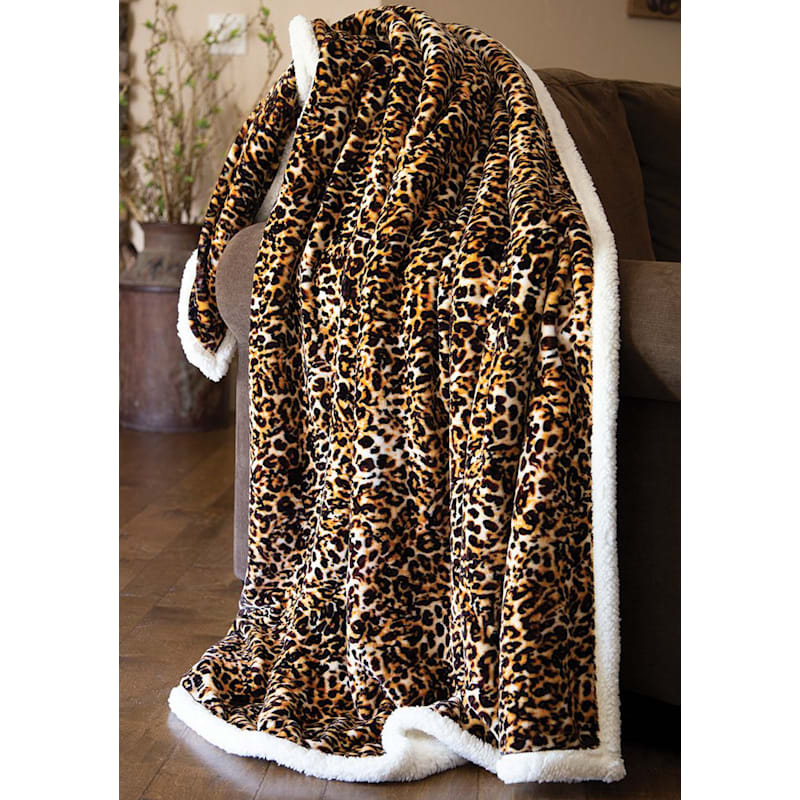 Carstens, Inc. Leopard Throw