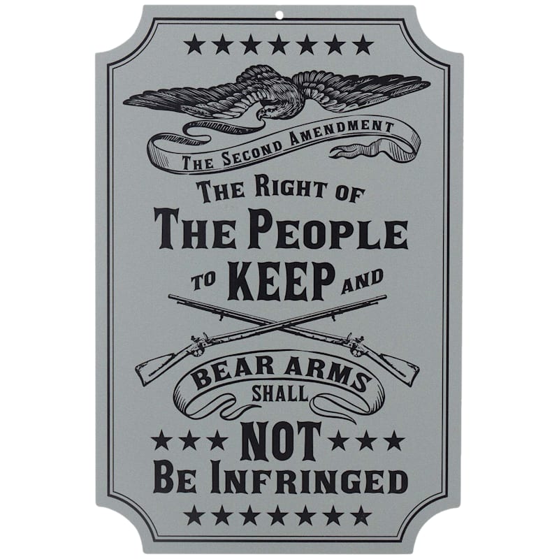 Open Road Brands The Right of the People Metal Sign