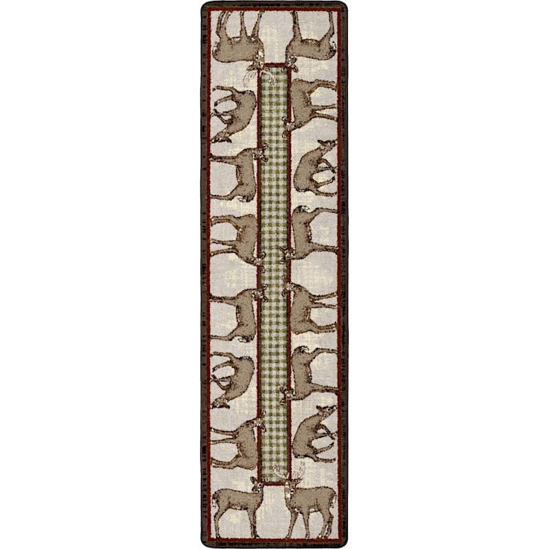 American Dakota Whitetail Deer Thicket Rug