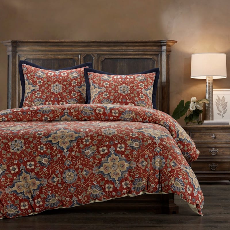 HiEnd Accents Melinda Washed Linen Comforter Set