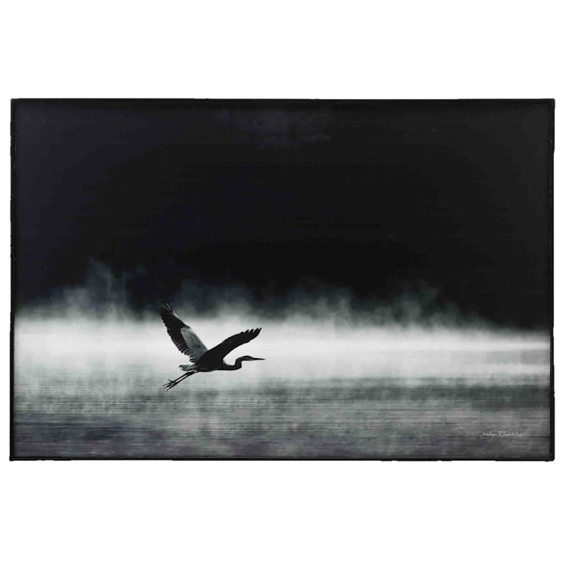 Open Road Brands Heron Flight Framed Canvas Wall Art