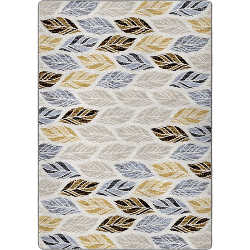 American Dakota Leaf Dance Taupe Rug