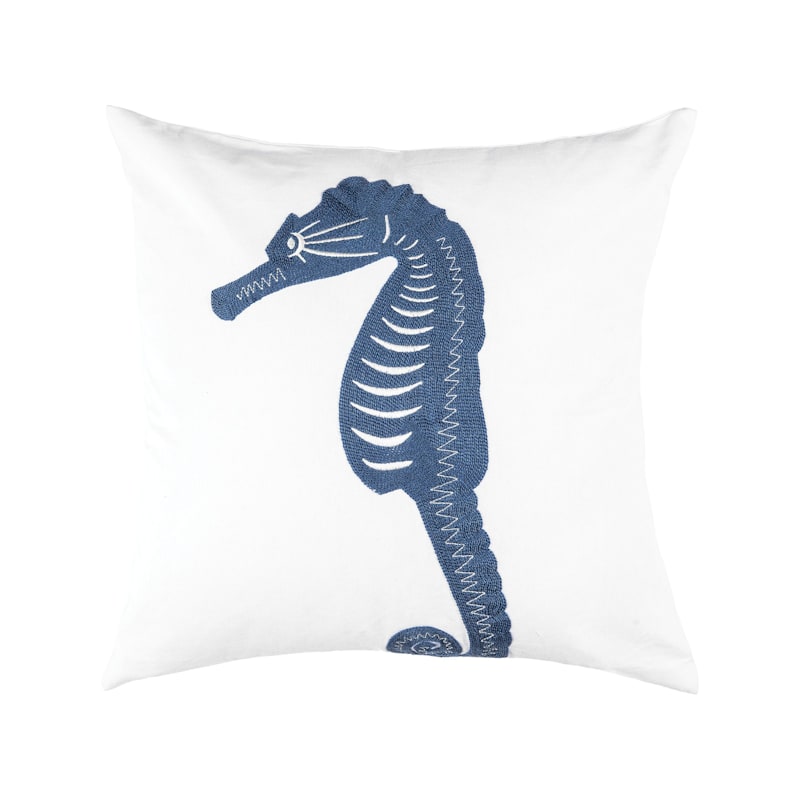 C&F Home Reef Shores Seahorse Decorative Pillow