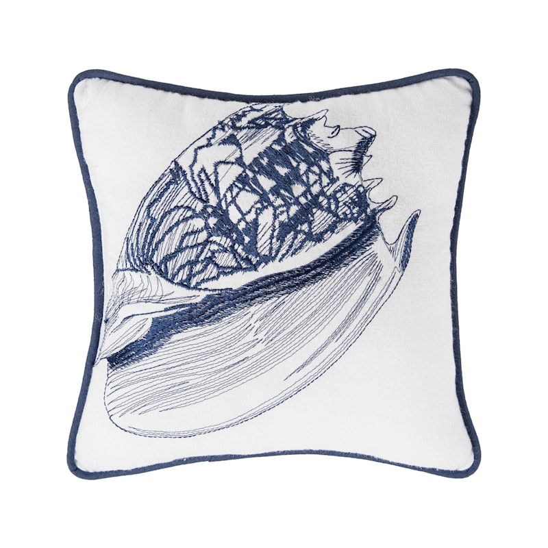 C&F Home Conch Shell Pillow