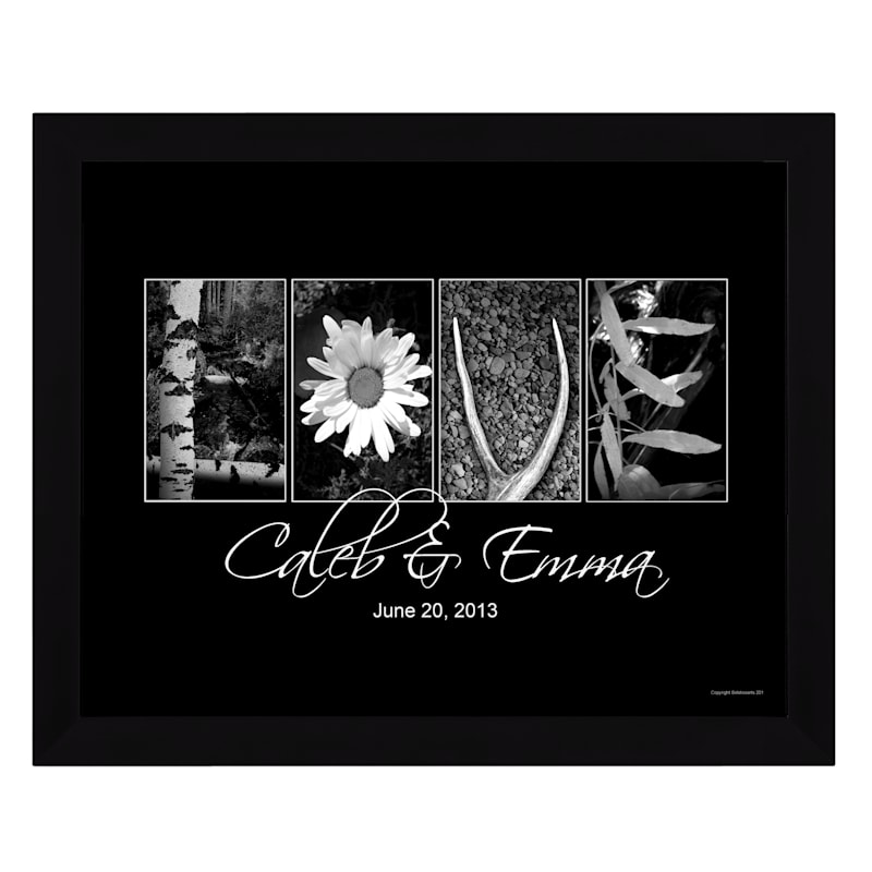 Love Letters Personalized Framed Artwork