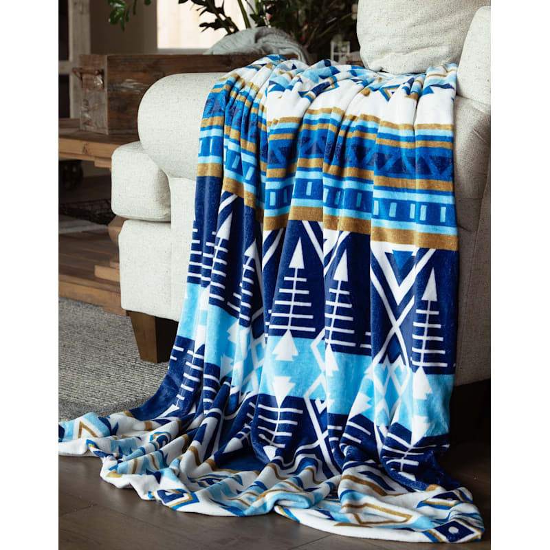 Carstens, Inc. Open Sky Heavy Plush Throw Blanket